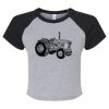 Women's Micro Rib Raglan Baby Tee Thumbnail