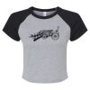 Women's Micro Rib Raglan Baby Tee Thumbnail
