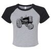 Women's Micro Rib Raglan Baby Tee Thumbnail