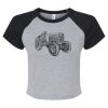 Women's Micro Rib Raglan Baby Tee Thumbnail