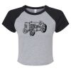 Women's Micro Rib Raglan Baby Tee Thumbnail