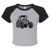 Women's Micro Rib Raglan Baby Tee Thumbnail