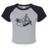 Women's Micro Rib Raglan Baby Tee Thumbnail