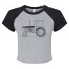 Women's Micro Rib Raglan Baby Tee Thumbnail