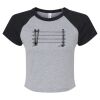 Women's Micro Rib Raglan Baby Tee Thumbnail