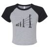 Women's Micro Rib Raglan Baby Tee Thumbnail
