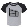 Women's Micro Rib Raglan Baby Tee Thumbnail
