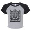 Women's Micro Rib Raglan Baby Tee Thumbnail