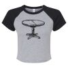 Women's Micro Rib Raglan Baby Tee Thumbnail