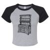 Women's Micro Rib Raglan Baby Tee Thumbnail