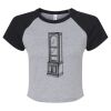 Women's Micro Rib Raglan Baby Tee Thumbnail