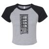 Women's Micro Rib Raglan Baby Tee Thumbnail
