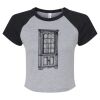 Women's Micro Rib Raglan Baby Tee Thumbnail
