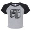 Women's Micro Rib Raglan Baby Tee Thumbnail