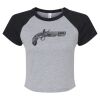 Women's Micro Rib Raglan Baby Tee Thumbnail