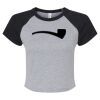 Women's Micro Rib Raglan Baby Tee Thumbnail
