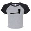 Women's Micro Rib Raglan Baby Tee Thumbnail