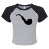 Women's Micro Rib Raglan Baby Tee Thumbnail