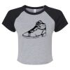 Women's Micro Rib Raglan Baby Tee Thumbnail