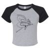 Women's Micro Rib Raglan Baby Tee Thumbnail