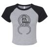 Women's Micro Rib Raglan Baby Tee Thumbnail