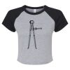 Women's Micro Rib Raglan Baby Tee Thumbnail