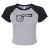 Women's Micro Rib Raglan Baby Tee Thumbnail