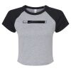 Women's Micro Rib Raglan Baby Tee Thumbnail
