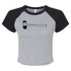 Women's Micro Rib Raglan Baby Tee Thumbnail