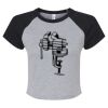Women's Micro Rib Raglan Baby Tee Thumbnail