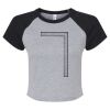 Women's Micro Rib Raglan Baby Tee Thumbnail