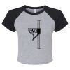 Women's Micro Rib Raglan Baby Tee Thumbnail