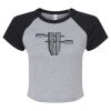 Women's Micro Rib Raglan Baby Tee Thumbnail