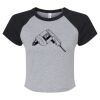Women's Micro Rib Raglan Baby Tee Thumbnail