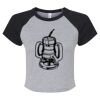 Women's Micro Rib Raglan Baby Tee Thumbnail