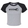 Women's Micro Rib Raglan Baby Tee Thumbnail