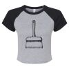 Women's Micro Rib Raglan Baby Tee Thumbnail