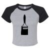 Women's Micro Rib Raglan Baby Tee Thumbnail