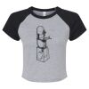 Women's Micro Rib Raglan Baby Tee Thumbnail