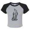 Women's Micro Rib Raglan Baby Tee Thumbnail