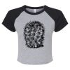 Women's Micro Rib Raglan Baby Tee Thumbnail