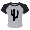 Women's Micro Rib Raglan Baby Tee Thumbnail