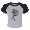 Women's Micro Rib Raglan Baby Tee Thumbnail