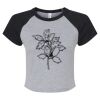 Women's Micro Rib Raglan Baby Tee Thumbnail
