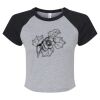 Women's Micro Rib Raglan Baby Tee Thumbnail