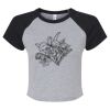 Women's Micro Rib Raglan Baby Tee Thumbnail