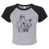 Women's Micro Rib Raglan Baby Tee Thumbnail