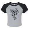 Women's Micro Rib Raglan Baby Tee Thumbnail