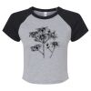 Women's Micro Rib Raglan Baby Tee Thumbnail