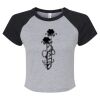 Women's Micro Rib Raglan Baby Tee Thumbnail